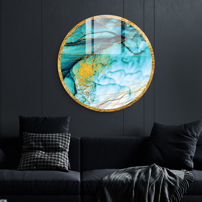 Wallity Cuadro decorativo de vidrio templado Multicolor 60 cm